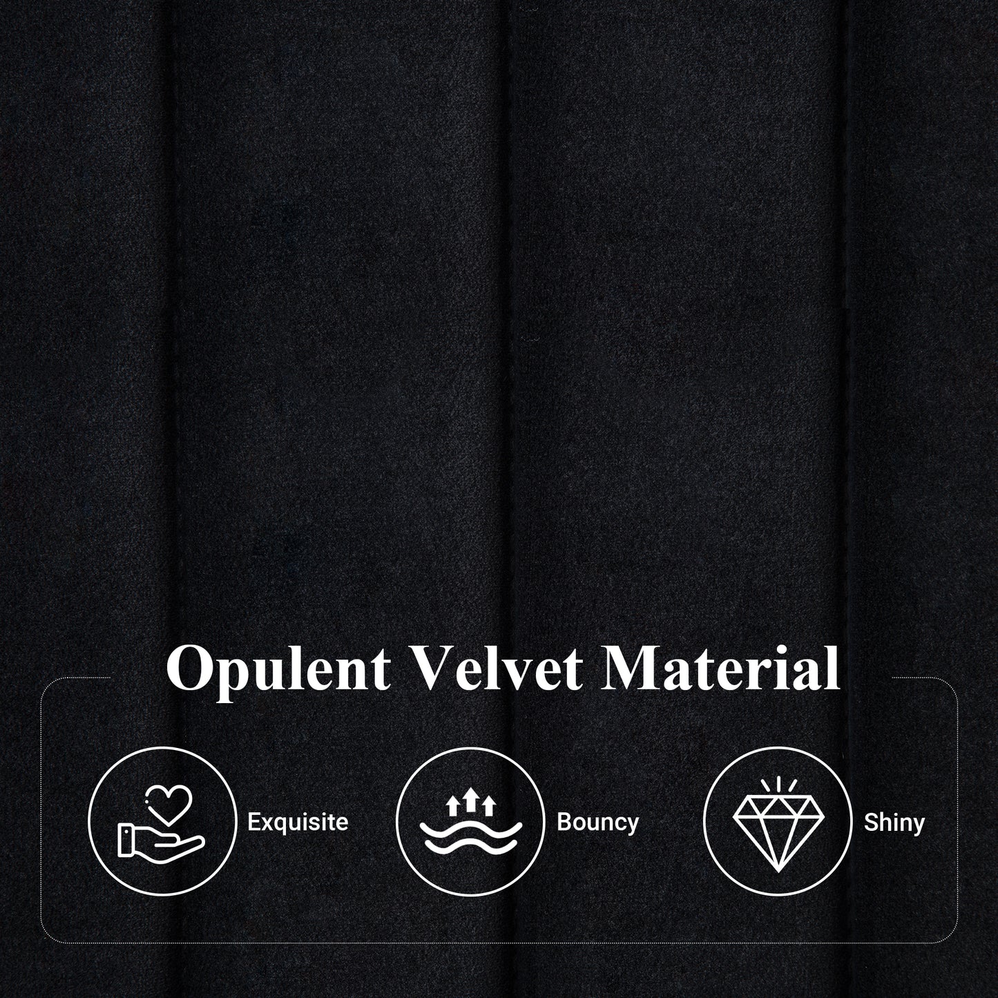 Allewie Velvet Upholstered Platform Bed Frame with Adjustable Vertical Channel Tufted Headboard